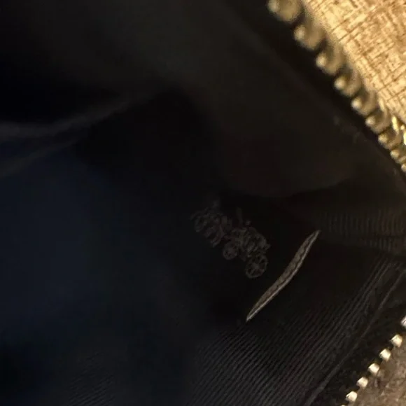 Coach Metallic Colorblock Signature Corner Zip Wristlet - Picture 6 of 10